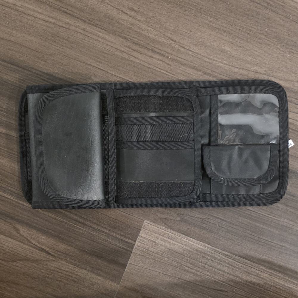 Car Sun Visor Organizer, Multi-Pocket Visor Organizer Storage Pouch for Cars,...